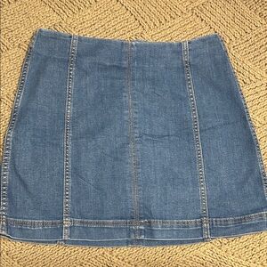 wild fable Denim Panel Mini Skirt - Blue